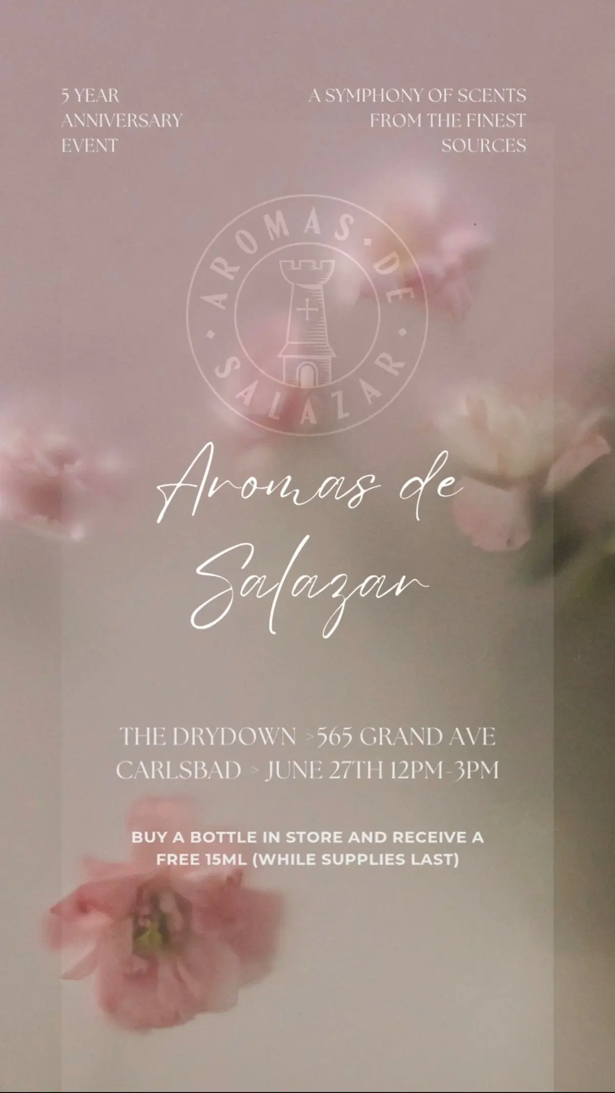 Aromas De Salazar 5 Year Anniversary Event